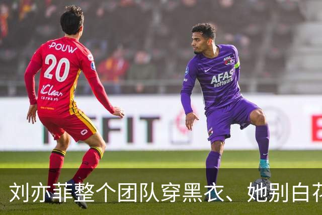 刘亦菲整个团队穿黑衣、她别白花，冒雨出来给粉丝鞠了一躬